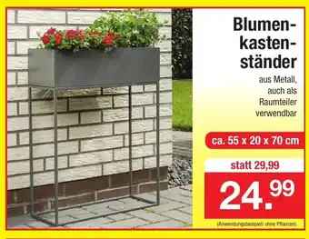 Zimmermann Blumenkastenständer Angebot