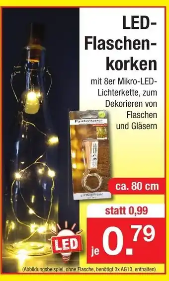 Zimmermann LED Flaschenkorken Angebot