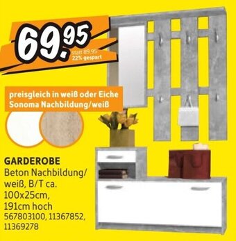 SCONTO Garderobe Angebot