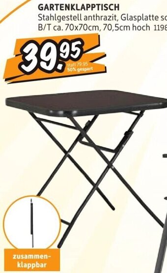 SCONTO Gartenklapptisch Angebot