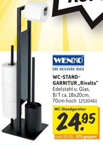 SCONTO Wenko WC Standgarnitur Rivalta Angebot