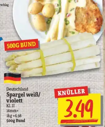 NP Discount Spargel Weiß/violett 500g Angebot