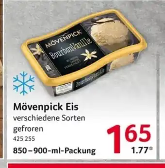 Selgros Movenpick Eis 850-900 ml packung Angebot