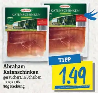 NP Discount Abraham Katenschinken 80g Angebot