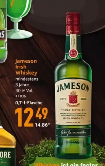 Selgros Jameson Irish Whiskey 0,7 l flasche Angebot