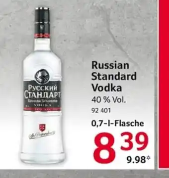 Selgros Russian Standard Vodka 0,7 l Flasche Angebot