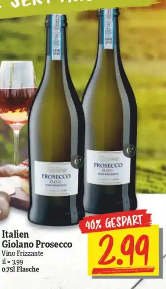 NP Discount Italien Giolano Prosecco 0,75L Angebot