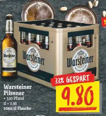 NP Discount Warsteiner Pilsener 20x0,5L Angebot