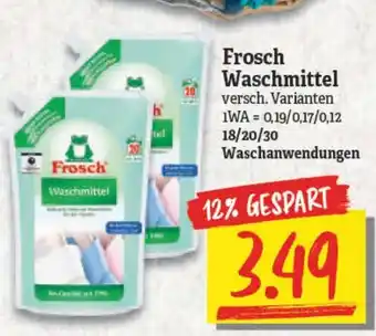 NP Discount Frosch Waschmittel Angebot