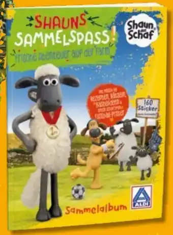 Aldi Nord Shaun das Schaf Sammelalbum Angebot