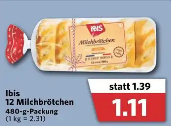 Combi Ibis 12 Milchbrötchen 480g Angebot