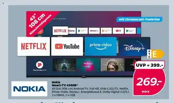 NETTO Nokia Smart-TV 4300B Angebot