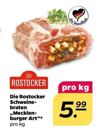 NETTO Die Rostocker Schweinebraten,,Mecklen-burger Art Angebot