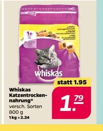 NETTO Whiskas Katzentrocken 800 g Angebot