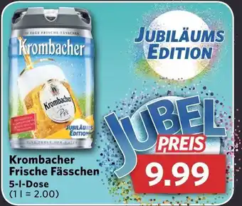 Combi Krombacher Frische Fässchen 5L Angebot