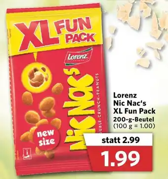 Combi Lorenz Nic Nac's XL Fun pack 200g Beutel Angebot