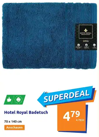 Action Hotel Royal Badetuch 70x140 cm Angebot