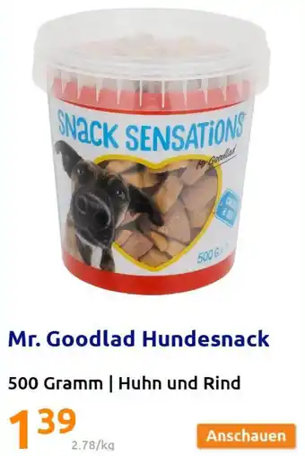 Action Mr. Goodlad Hundesnack 500 Gramm Angebot