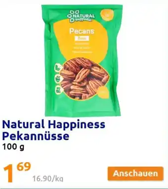 Action Natural Happiness Pekannüsse 100g Angebot