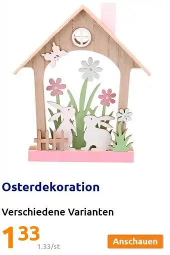 Action Osterdekoration Angebot