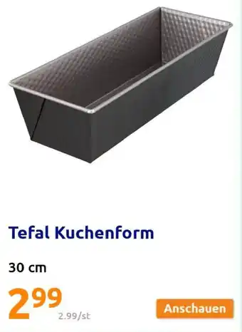 Action Tefal Kuchenform 30 cm Angebot