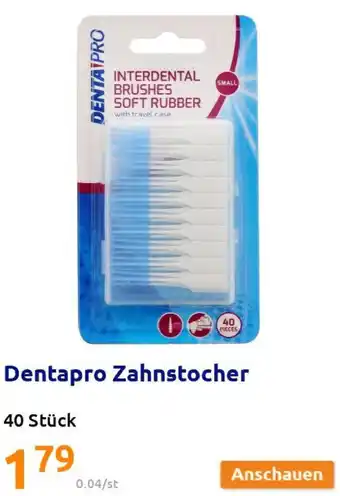 Action Dentapro Zahnstocher 40 Stück Angebot