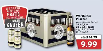 Combi Warsteiner Pilsener 24x0,33/20x0,5L Angebot