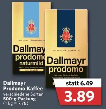 Combi Dallmayr prodomo Kaffee 500g Angebot