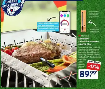 Aldi Süd Kabelloses Fleischthermometer Meater Plus Angebot