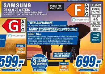 expert Techno Land Samsung GQ 55 Q 70 A ATXZG Angebot