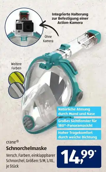 Aldi Süd Crane Schnorchelmaske Angebot