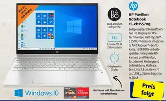 Aldi Süd HP Pavilion Notebook 15-eh1557ng Angebot