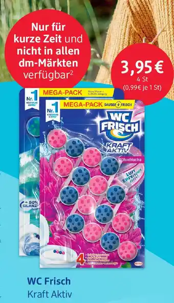 dm drogerie WC Frisch Kraft Aktiv Angebot