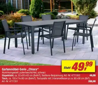 toom Baumarkt Gartenmobel-Serie Chiara - Stuhl Angebot