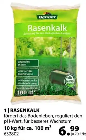 Dehner Rasenkalk 10kg Angebot