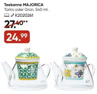 Galeria Teekanne Majorica Angebot