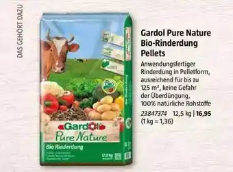 Bauhaus Gardol Pure Nature Bio-rinderdung Pellets Angebot