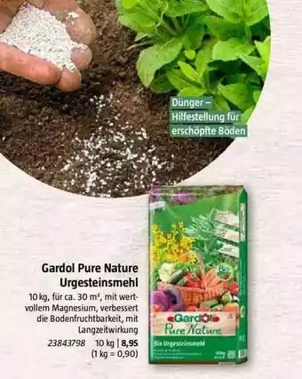 Bauhaus Gardol Pure Nature Urgesteinsmehl Angebot