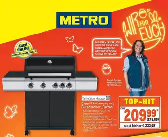 METRO Tarrington House Gasgrill 4-flammig Mit Seitenkocher „paxton“ Angebot