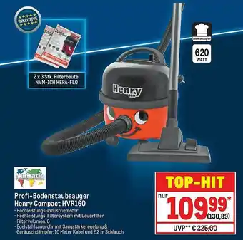 METRO Numatib Profi-bodenstaubsauger Henry Compact Hvr160 Angebot