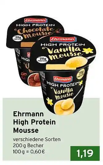 CAP Markt Ehrmann High Protein Mousse Angebot