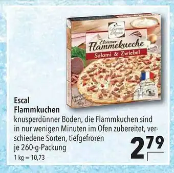 CITTI Markt Escal Flammkuchen Angebot