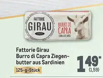 METRO Fattorie Girau Burro Di Capra Ziegenbutter Aus Sardinien Angebot