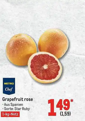 METRO Metro Chef Grapefruit Rose Angebot