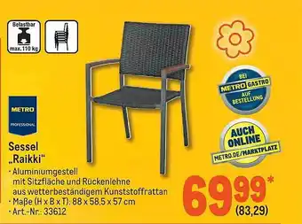 METRO Metro Professional Sessel „raikki“ Angebot