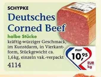 Recke Fleischwaren Schypke Deutsches Corned Beef Halbe Stücke Angebot