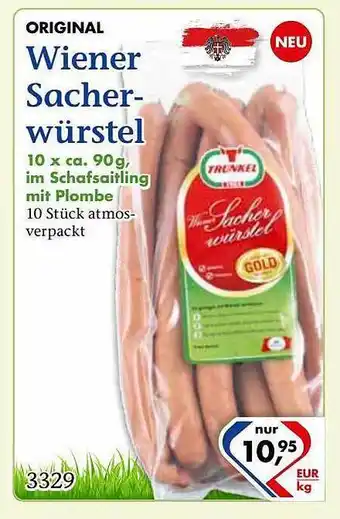 Recke Fleischwaren Original Wiener Sacherwürstel Angebot