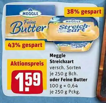 REWE Meggle Streichzart Oder Feine Butter Angebot