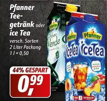 Simmel Pfanner Tee-getränk Oder Ice Tea Angebot