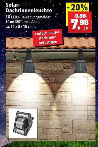 Thomas Philipps Solar-dachrinnenleuchte Angebot
